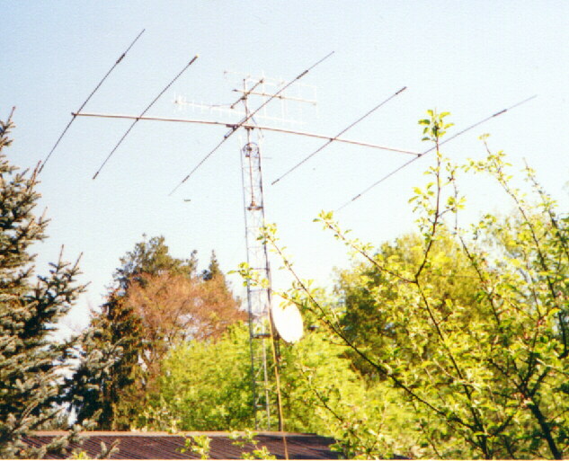 Antenne im Sommer QTH